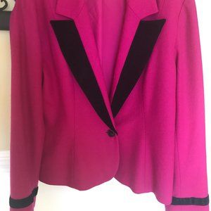 Fushia dress short jacket